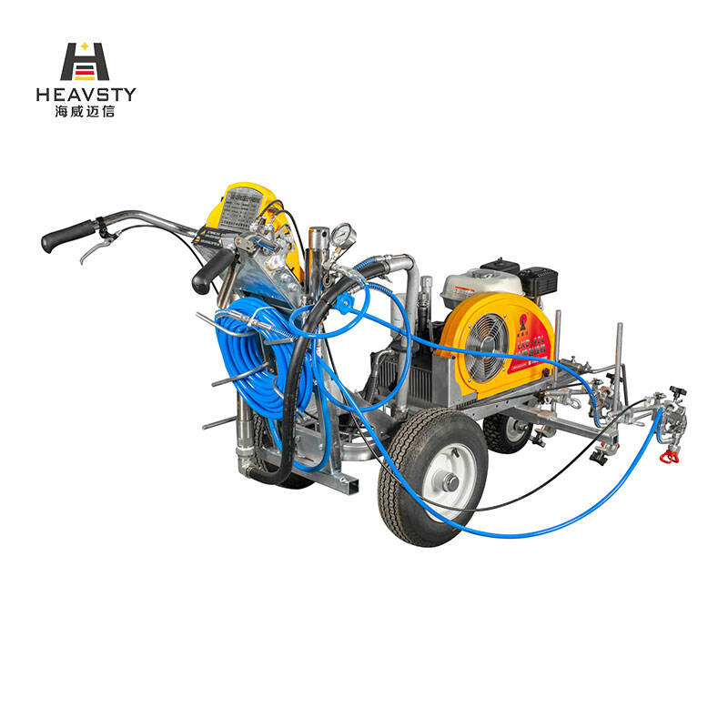 HW-12L Hand Push Cold Spray Road Marking Machine