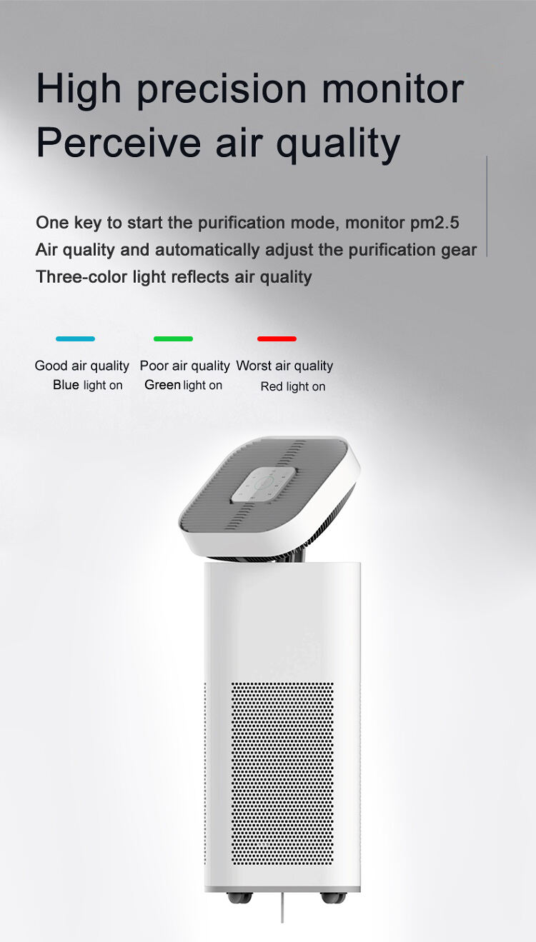 New Arrival  Multifunctional  Rotating head with larger purification area air purifier household manufacture