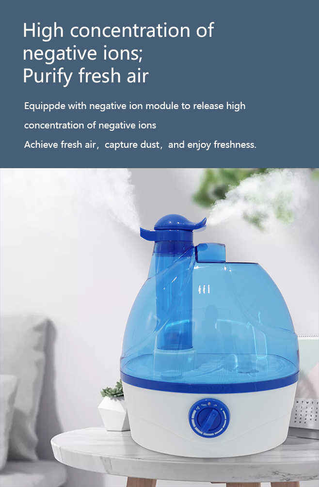 2023 Newest Cool Mist OEM Humidifier 2L Ultrasonic Humidifier for household use manufacture