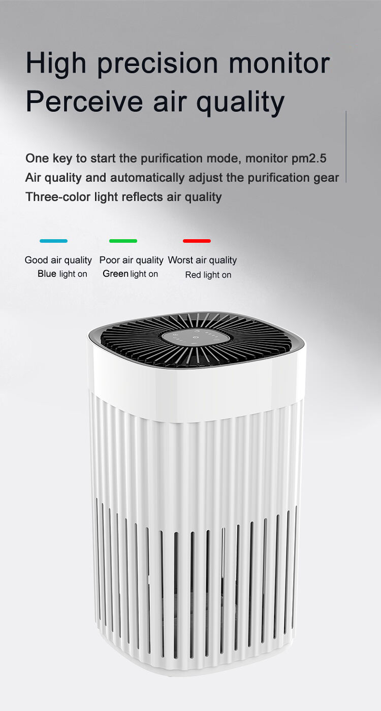 Chinese Manufacturer Desktop Home Negative Ion Generator Air Purifiers Portable Air Purifier supplier