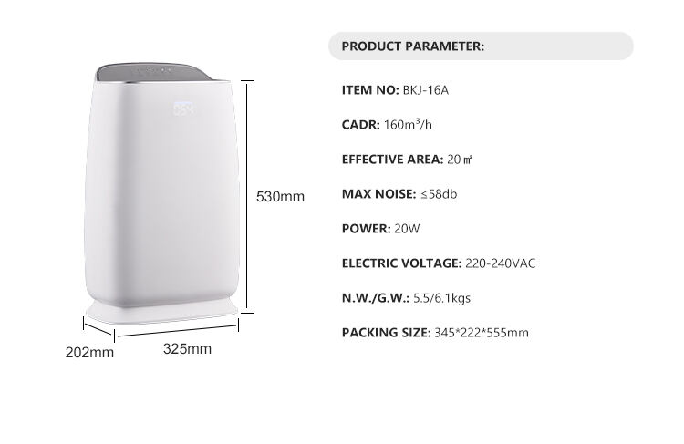 Gardens Smart Hepa 14 Air Purifier Uv Negative Ion Remove Haze Pm2.5 Commercial Large Room Air Purifier With Hepa Filter supplier