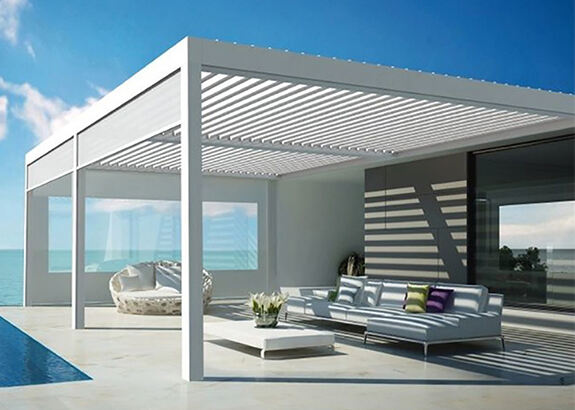 Aluminium louvered pergola: a new definition of ecological living