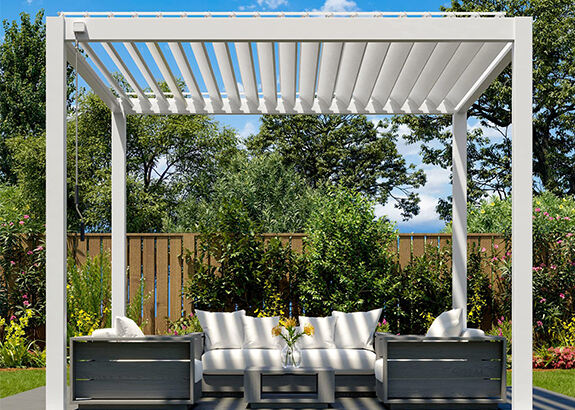 Aluminium  louvre pergola: a new choice to lead a green life