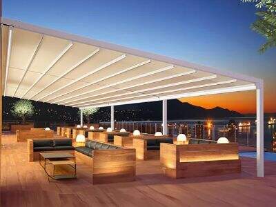 Elevate Your Outdoor Dining Experience with a Stylish PVC Fabric Roof: The Ultimate Solution for Restaurants in Hawaii