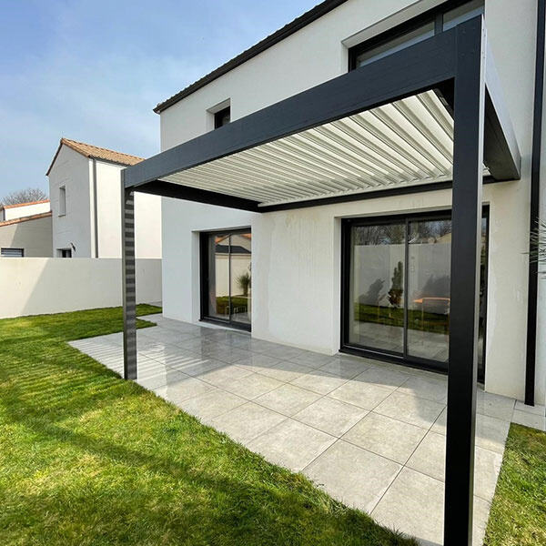 Sleek Design for a Stunning Louvered Roof Gazeb