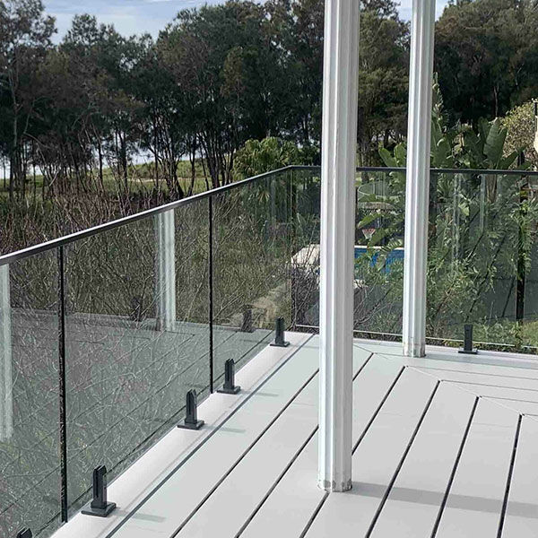 Use of Toughened Glass Railing