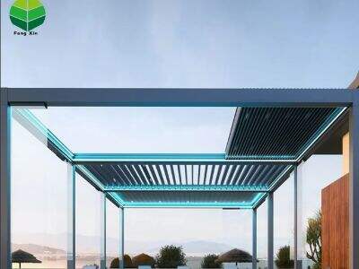 No. 1 in China for technological innovation in retractable louvered pergola