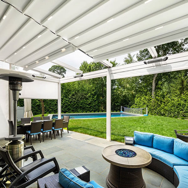 SAFETY AND USE OF RETRACTABLE PERGOLA COVERS