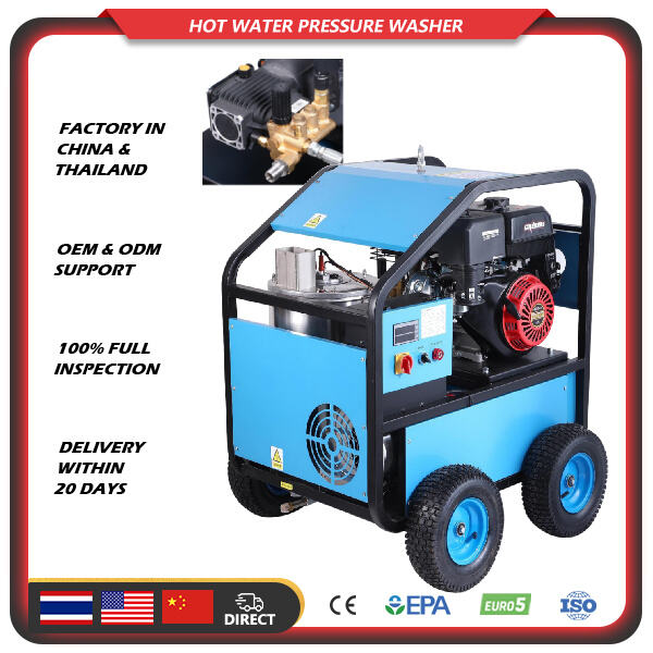 Gas-Powered Hot Water Washers, the Ultimate Cleaning Solution!
