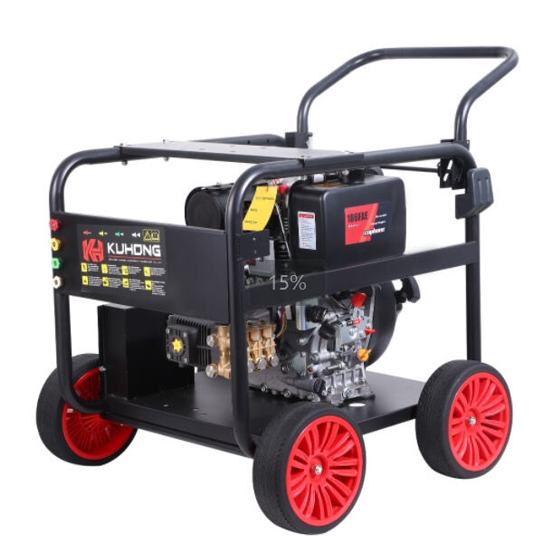 Curățare eficientă pentru echipamente grele cu spălarea cu jet diesel