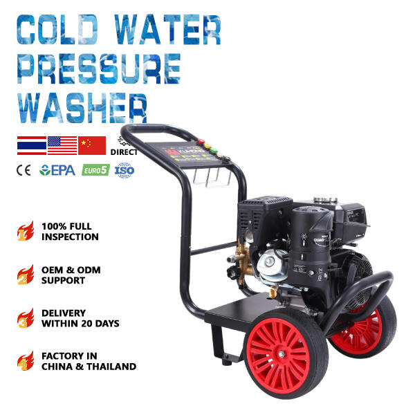 Experience the Difference with Gas Powered Pressure Cleaning