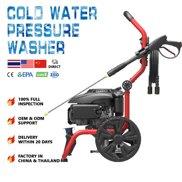 Effortlessly Blast Away Dirt and Debris with a Gas-Powered Power Washer!