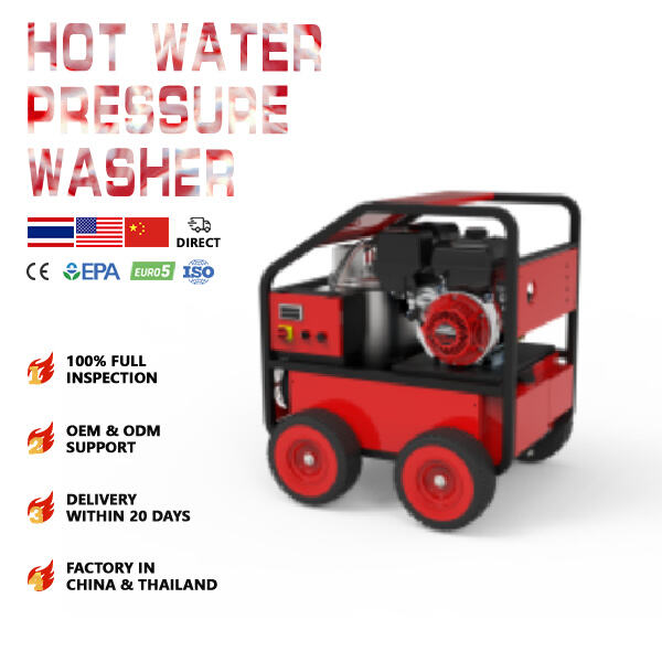 Experience Deep Cleaning with a High-Performance Hot Water Pressure Washer