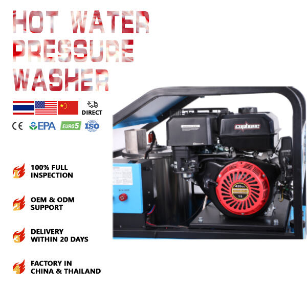 Efficient & Effective Cleaning with Hot Pressure Washers