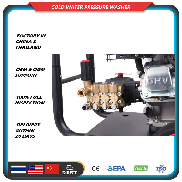 Our 6.5 HP Power Washer Delivers