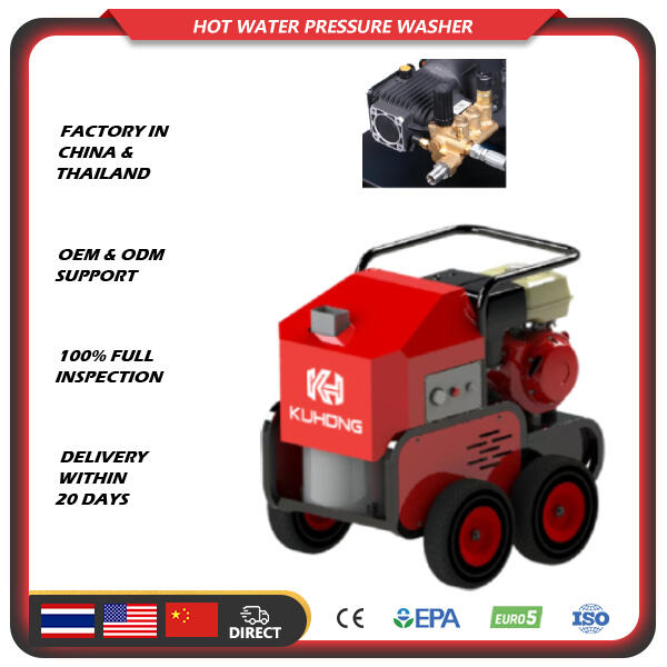 Heat up your cleaning game with a powerful and efficient power washer.
