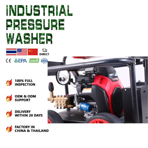Reduce labor costs and time with an industrial high pressure washer