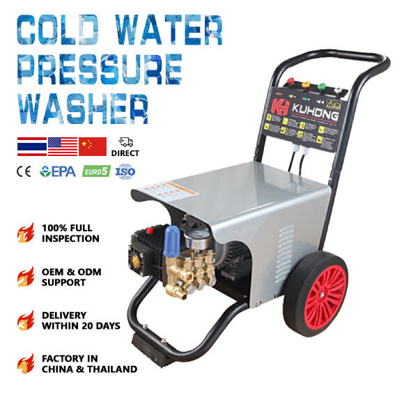 Elevate your cleaning game with a commercial cold water pressure washer