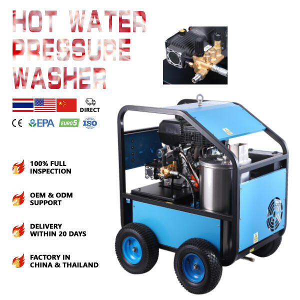 Industrial-Strength Cleaning with Hot Water Diesel Pressure Cleaners