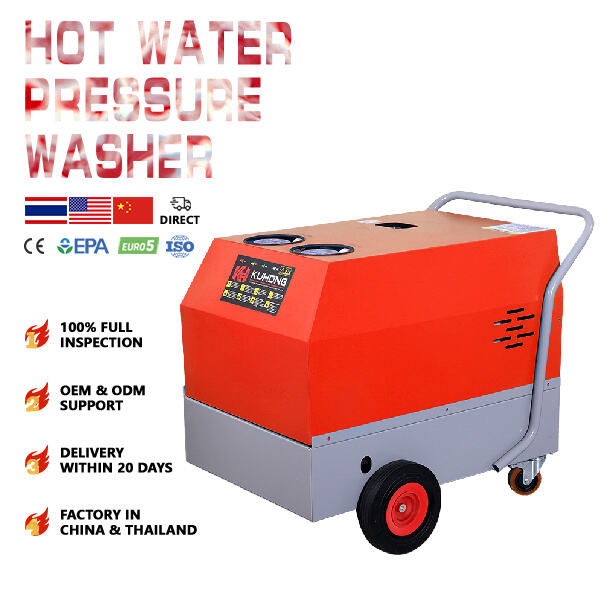 Get the job done quickly and efficiently with an electric hot water power washer."