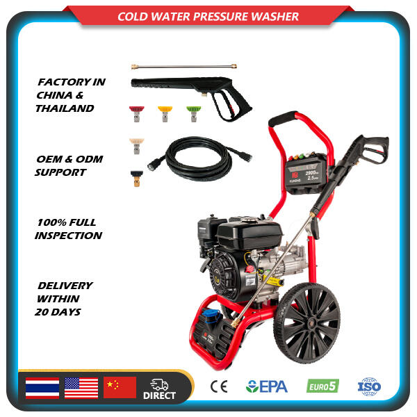 Experience the ultimate in outdoor cleaning power with a 2800 psi pressure washer".