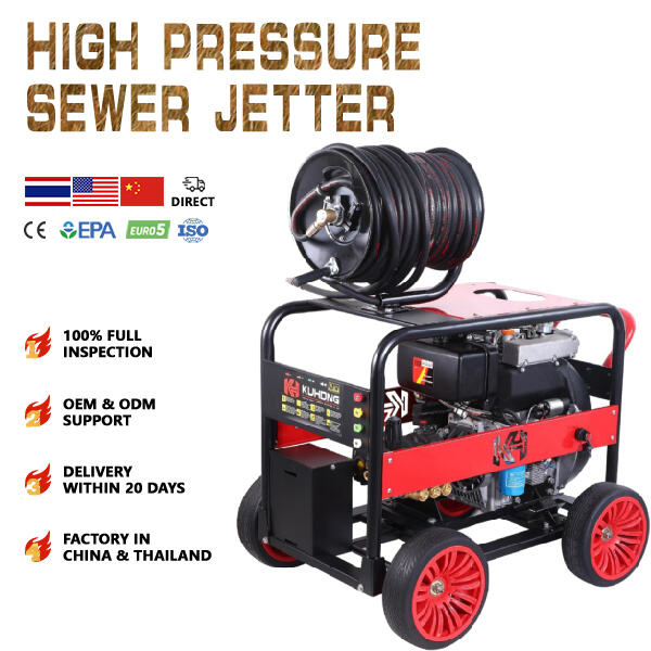 Effortlessly Remove Tough Stains with High-Pressure Jetting