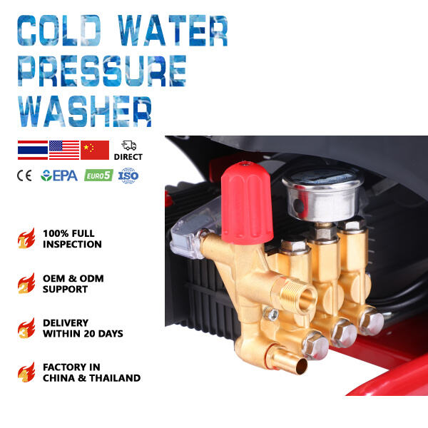 Invest in a commercial-grade cold water pressure washer for efficient, effective cleaning