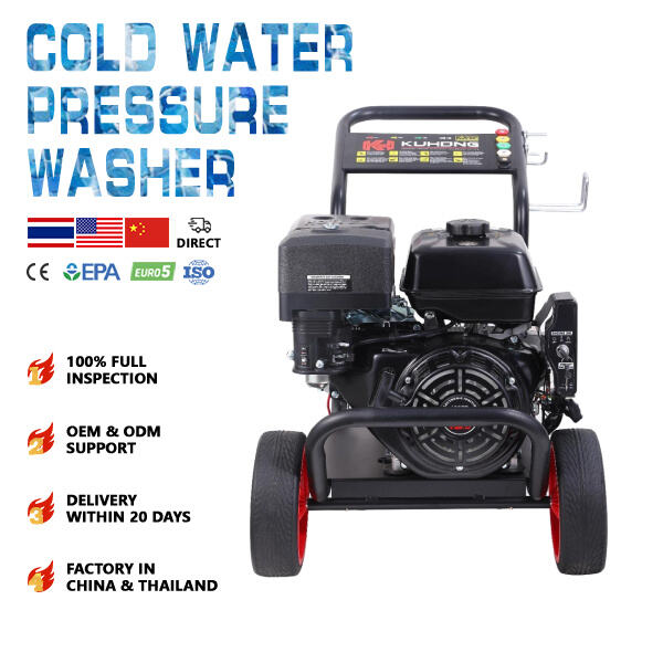 Tackle Tough Messes with Ease using a Cold Water Power Washer