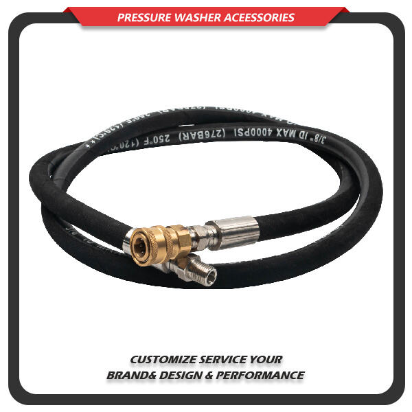 Make outdoor cleaning a breeze with a power washer pressure hose