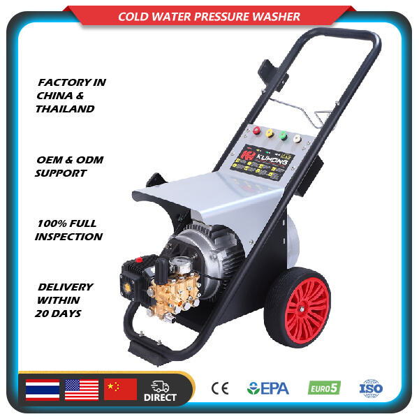 Eliminate stubborn dirt with ease using a commercial high pressure washer