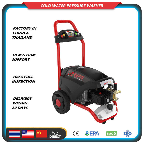 Achieve a spotless clean with high pressure cleaning for heavy duty equipmen