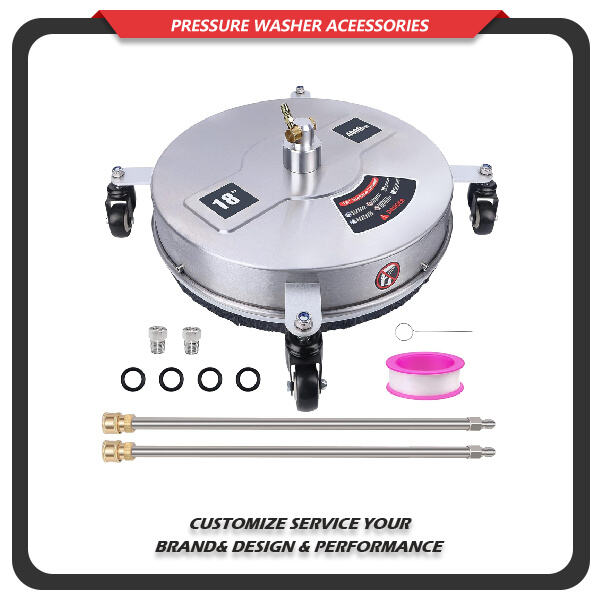 Reduce cleaning time and effort with an 18-inch surface cleaner