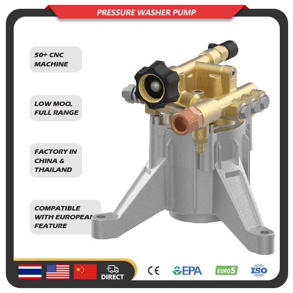 Experience hassle-free and effective cleaning with 2400 psi pressure washer pump