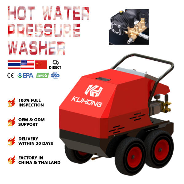 Get Those Tough Stains Out with a Warm Water Pressure Washer