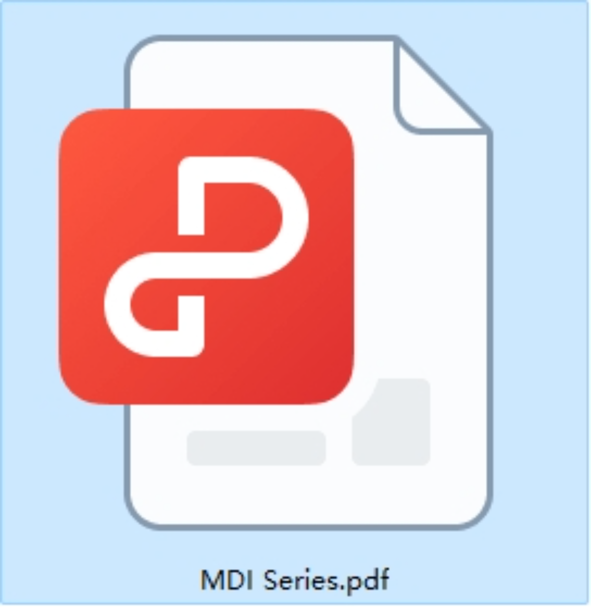 MDI- Product manual