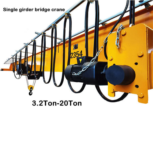 La grue pontique à double poutre de 5 tonnes s'attaque aux travaux les plus durs