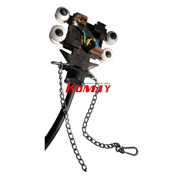 Роль сборника тока шинопровода крана