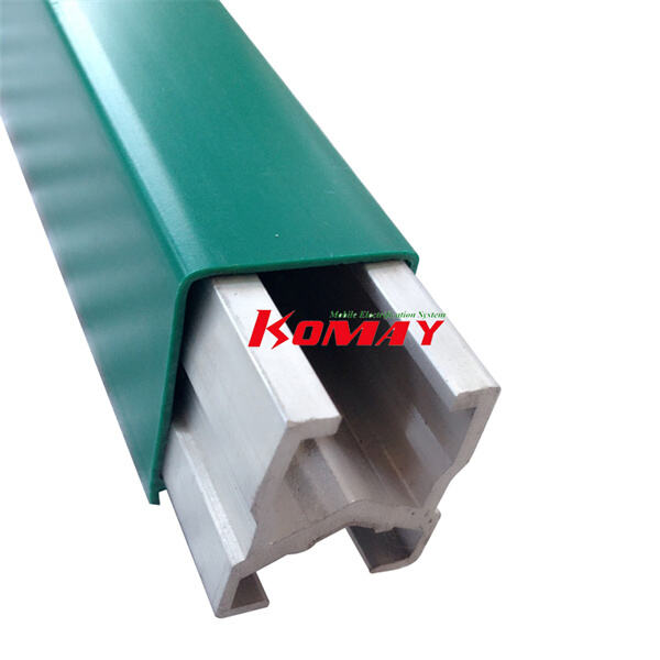 Изолированный силовой рельс обеспечивает высокую мощность