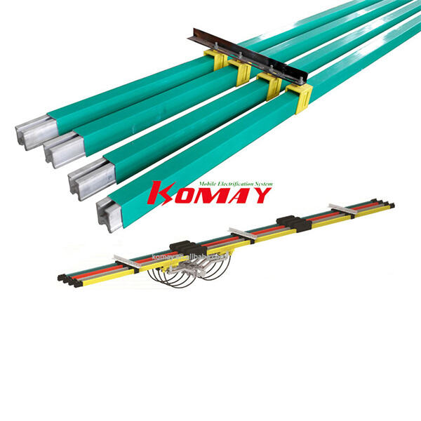 Изолированный силовой рельс для удобной установки