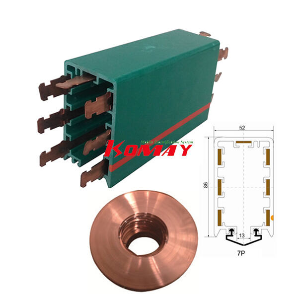 Solutions personnalisables pour systèmes de barre conductrice de grue