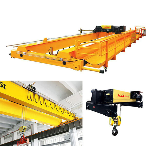 Améliore la sécurité et la productivité avec une grue au-dessus de tête à double poutre