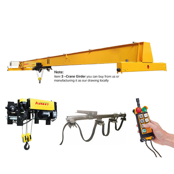 La grue pontique à double poutre de 5 tonnes