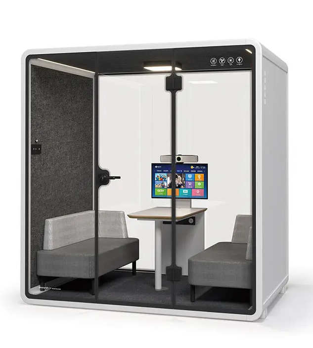 Customizable Office Privacy: NOISELESSNOOK Booth Options