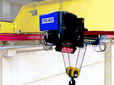 Overhead cranes are typically for heavier loads and use the buildings structural components as part of the crane system