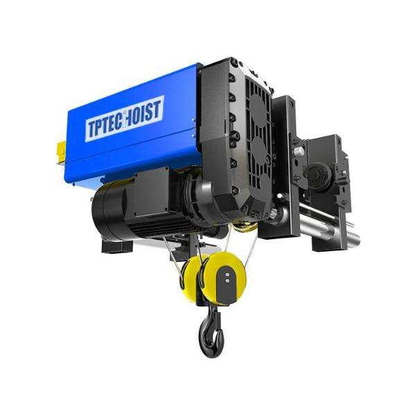 Low headroom wire rope hoist