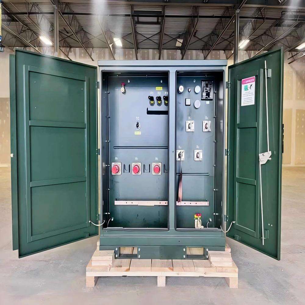 Brug af en padmonteret transformer