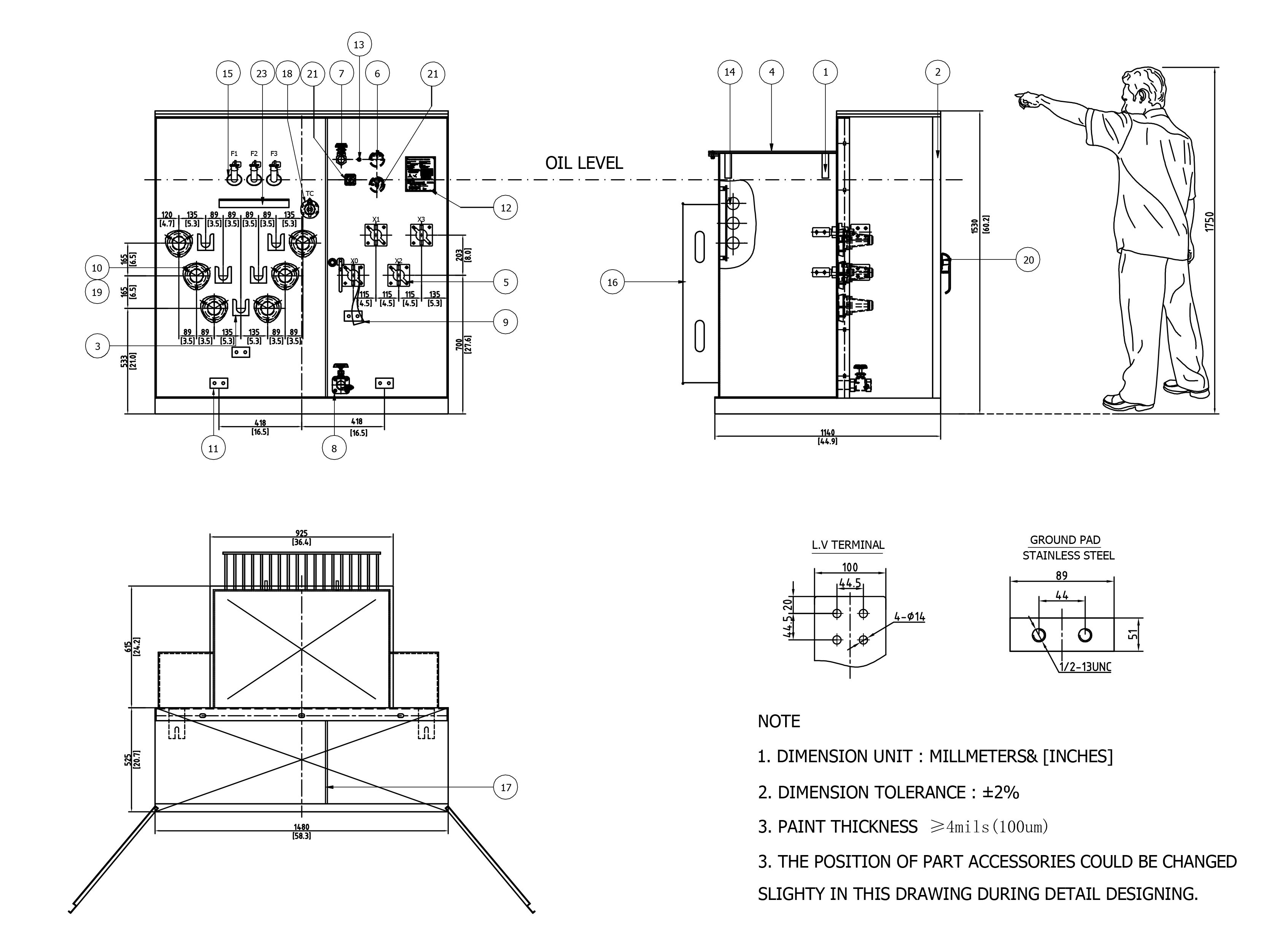 Single Phase 167 kva American Box Pad Mounted Transformer Padmounted Ootdoor Combined Box-type Substation Transformer manufacture
