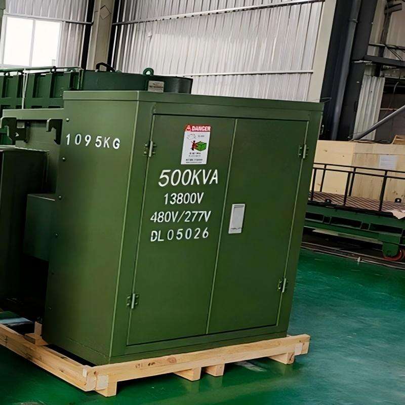 Efficient and reliable energy delivery with a 500 kva transformer