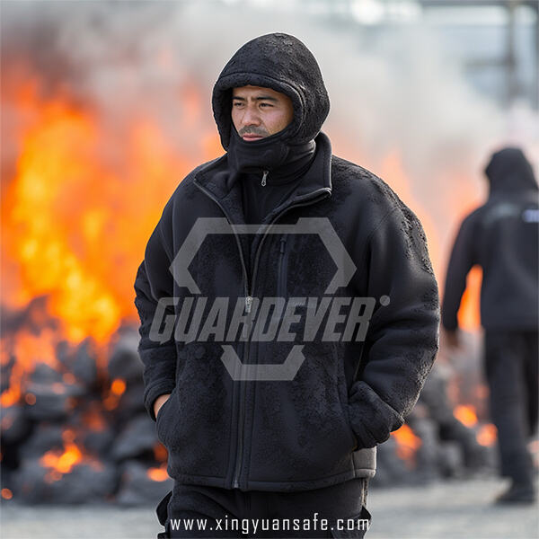 Use of Flame-Resistant Fleece Jacket