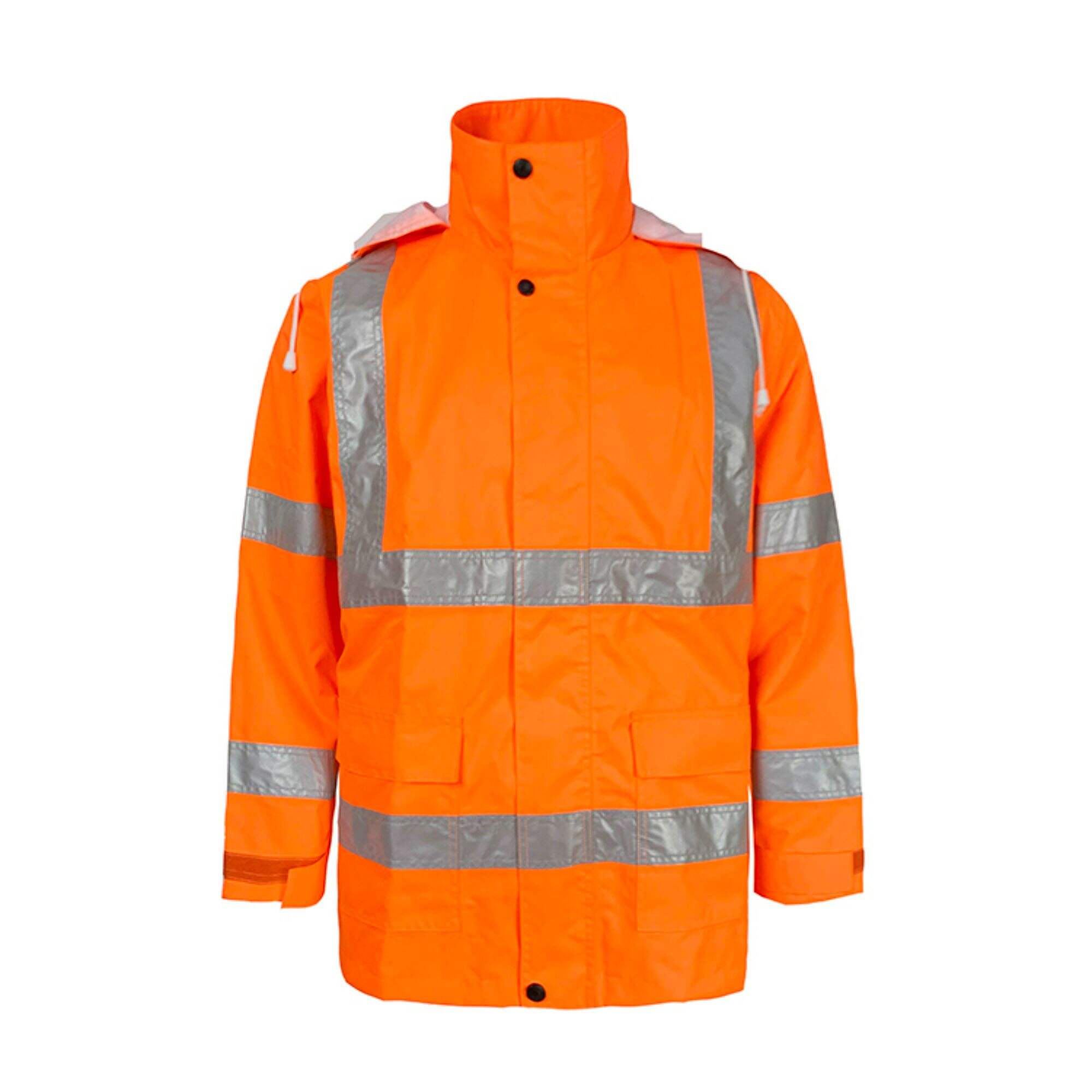 Hot Sale Hi Vis Mesh Lining Coal Oil Traffic Construction Waterproof Windproof Reflective Anti-Static Safety Jacket